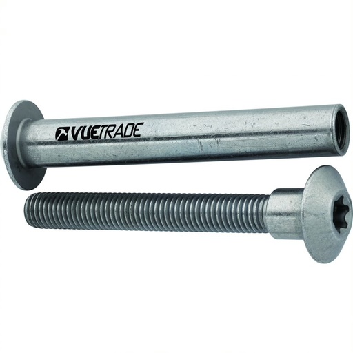 [VUEGBOL100] Vuebolts Gal Consealed Thread Bolts 90mm  to 110mm - Card of 2 (VUEBOLT90110)