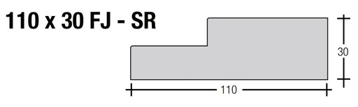 [WOMDOOJAM110030P] Pine F/J Door Jambs Internal Primed White Dressed 110x30 5.2 (38mm Rebate) 