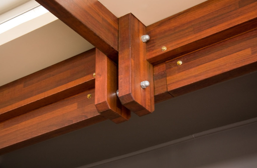 [NTTMER17042042054] Merbau Glulam GL17 Dressed Pre-oiled 42x42 5.4